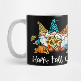 Happy Fall Y'all Gnomes T-shirt Mug